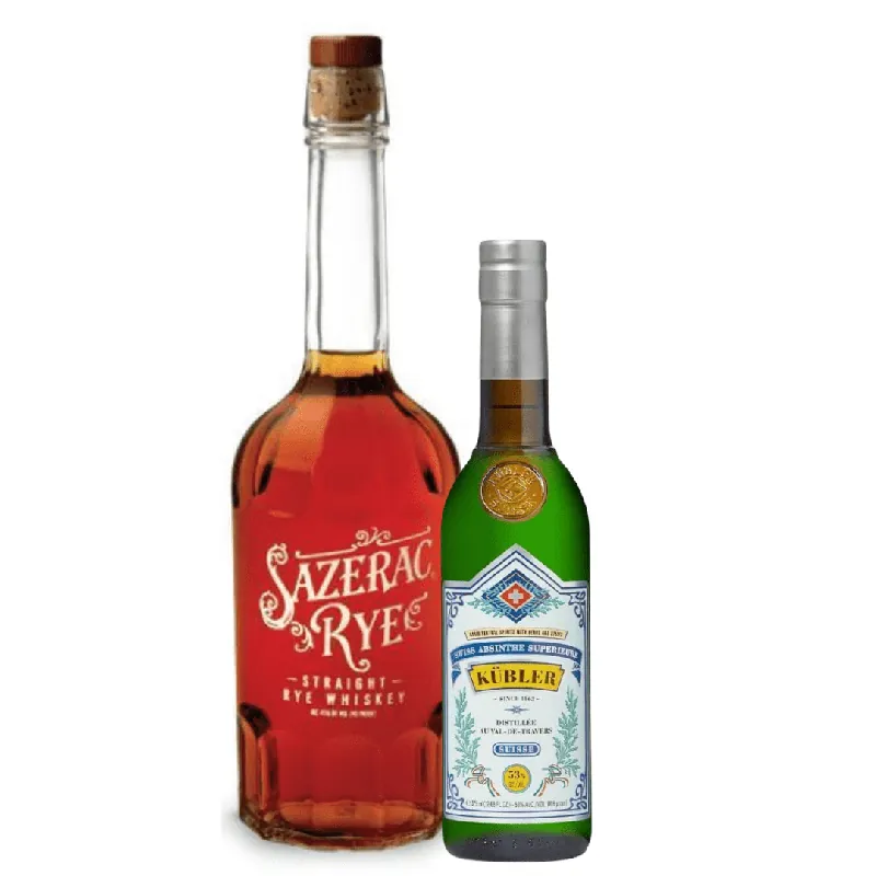 Sazerac Cocktail Mix – Sazerac Rye & Kübler Absinthe Original 375ml Buy Online
