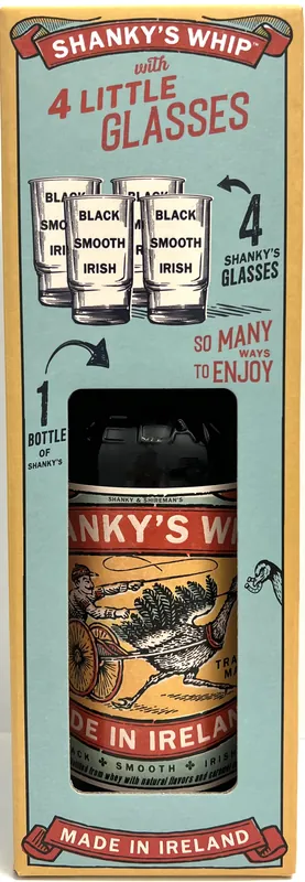 Affordable Shanky's Whip 4 Shot Glass Gift Set 750mL