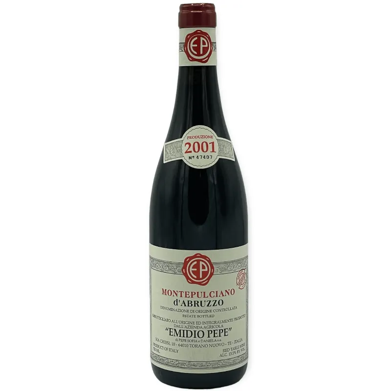 2001 | Emidio Pepe Montepulciano | Abruzzo Popular