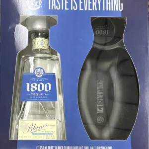 1800 Silver 750mL Gift Set with Dipping Bowl Free Delivery