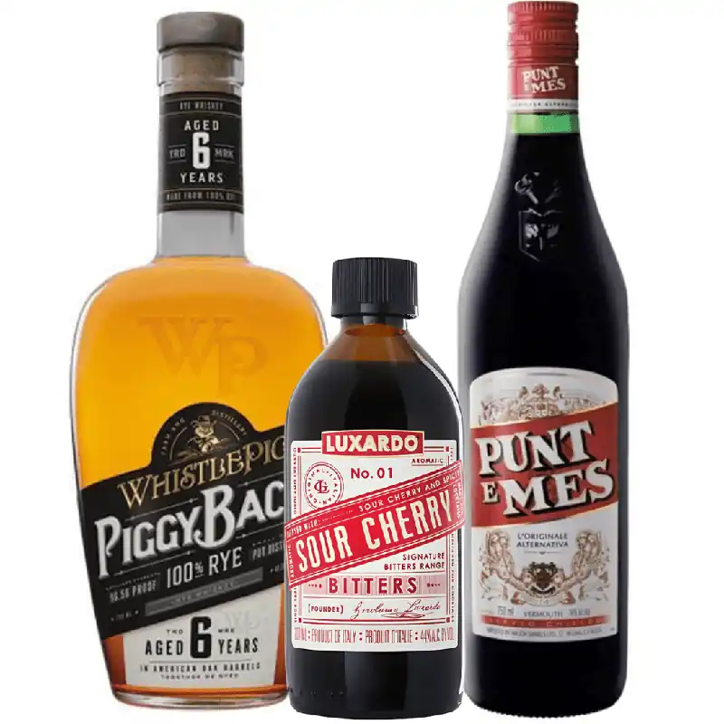 Markdown Manhattan Cocktail Kit – WhistlePig, Punt E Mes & Luxardo Bitters