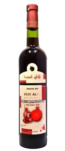 Professional Grade VEDI ALCO POMEGRANATE ARMENIAN WINE 750ML