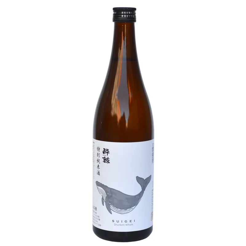 Suigei "Drunken Whale" Tokubetsu Junmai Sake Modern