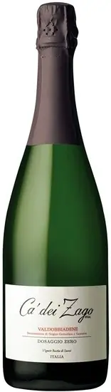 Ca"dei Zago Valdobbiadene Prosecco Metodo Classico Dosaggio Zero 2019 (750ml) Budget