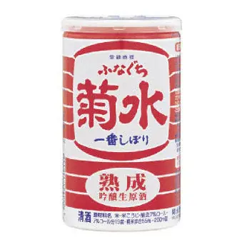 Kikusui Shuzo Funaguchi Jukusei Ginjo Genshu Nama Sake Can Premium