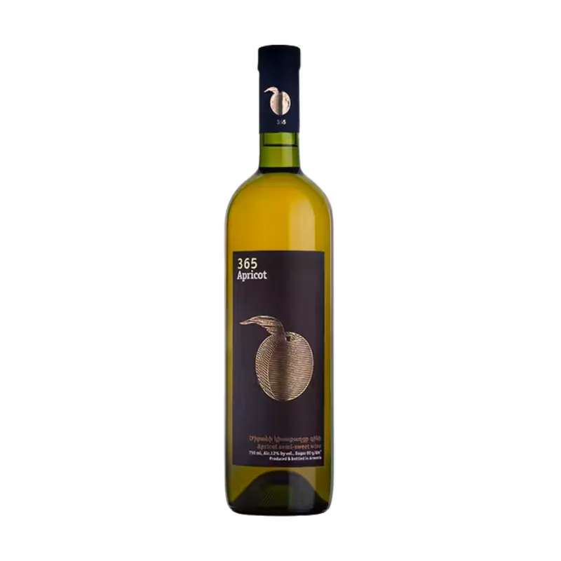 365 WINE APRICOT SEMI SWEET ARMENIAN 750ML Money Back Guarantee