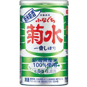 Next Day Delivery Kikusui Shuzo Funaguchi Shinmai Shinshu Honjozo Sake Can
