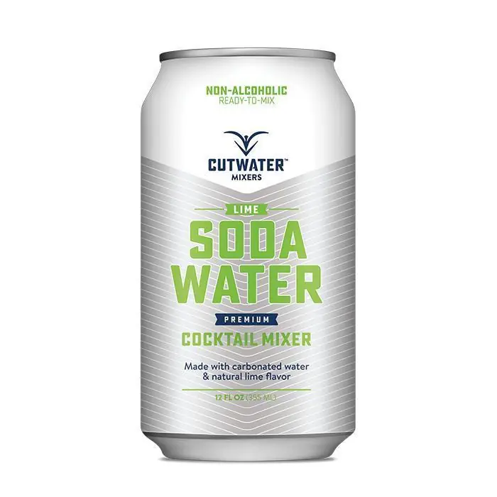 Buy Today Cutwater Spirits Lime Soda Water Mixer (4 Pack – 12 Ounce Cans)