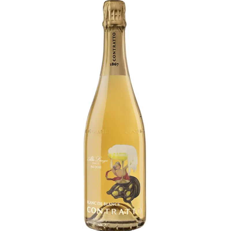 2017 | Contratto Blanc de Blancs Pas Dose | Alta Langa DOCG Worldwide Shipping