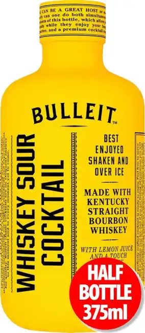 Bulleit Whisky Sourcocktail 375ml Secure Checkout