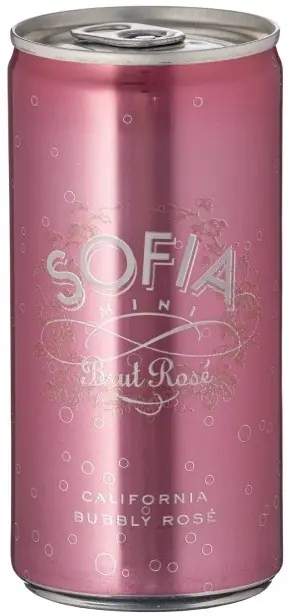 Authentic Sofia Mini Brut Rose (200ml cans)