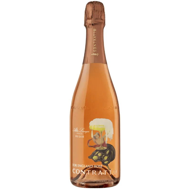 2018 | Contratto For England Pas Dose Brut Rose | Alta Langa Money Back Guarantee