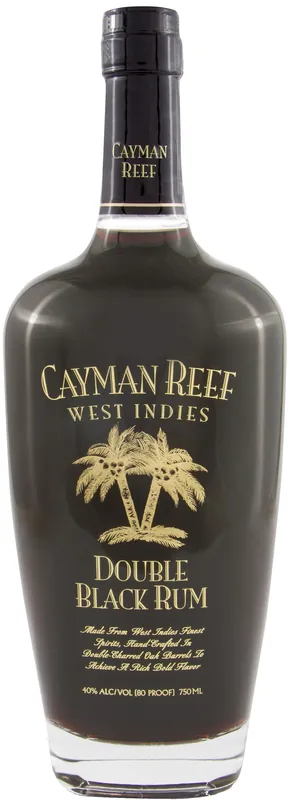 Cayman Reef Double Black Rum Fresh Stock