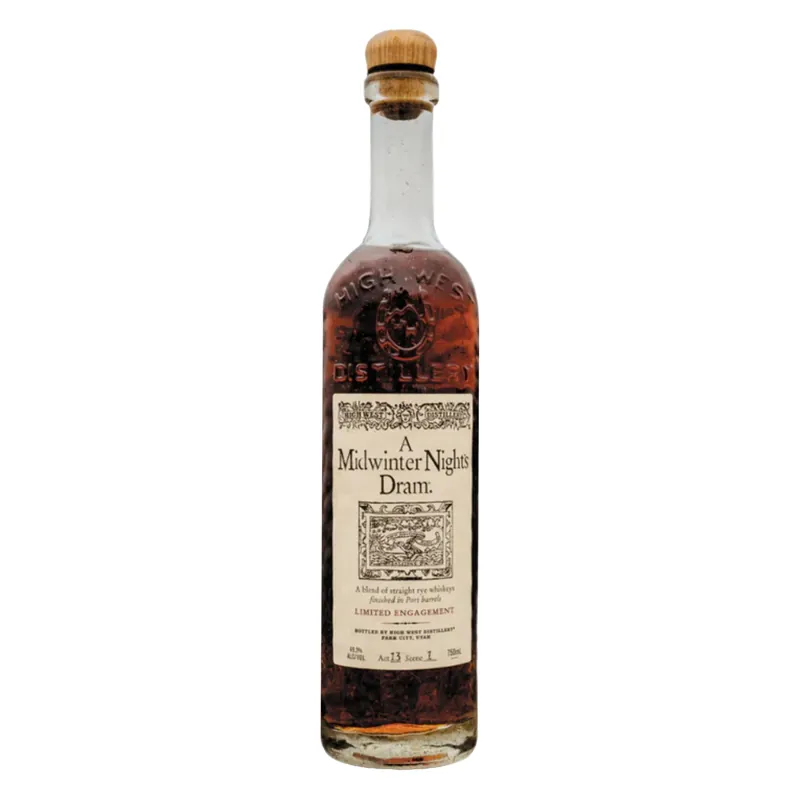High West A Midwinter Nights Dram Blend of Straight Rye Whiskey Grab Now