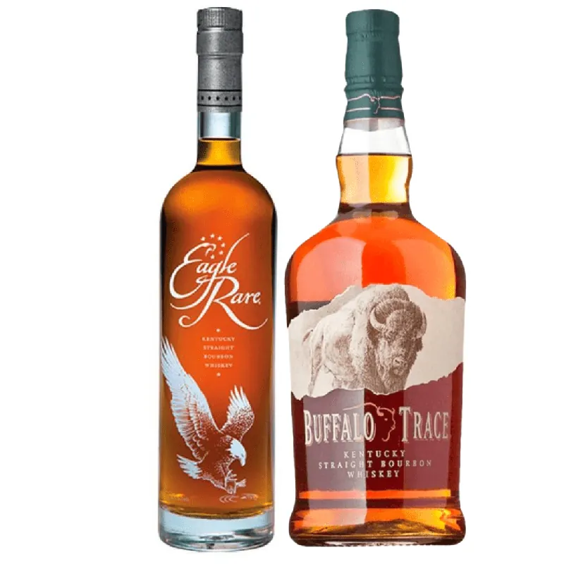 Buffalo Rare Bundle: Eagle Rare Bourbon 700ml & Buffalo Trace Bourbon 750mL Markdown