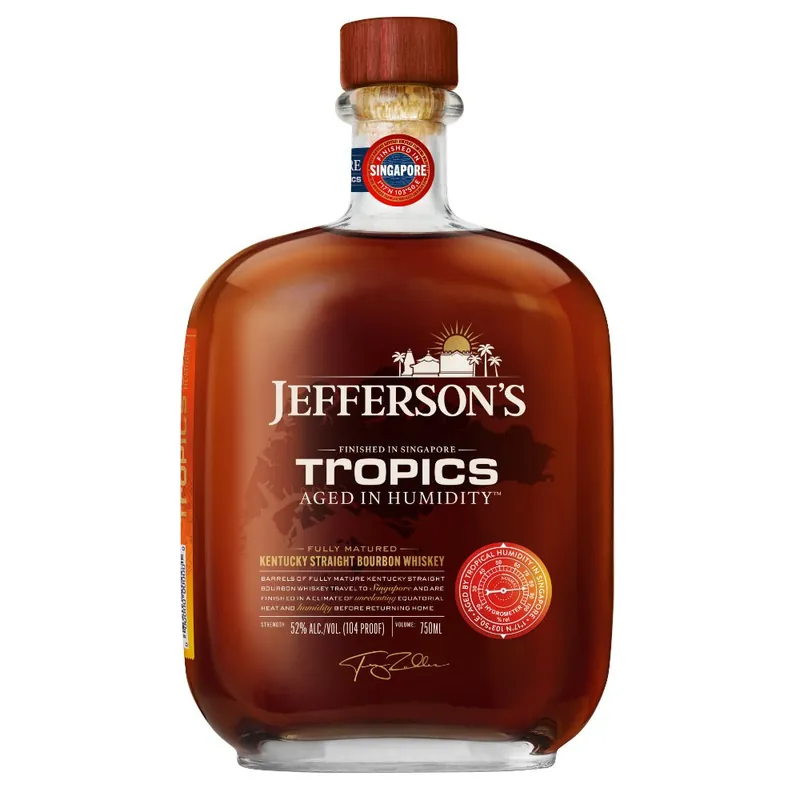 Must Have Jefferson's Tropics Kentucky Straight Bourbon Aged In Humidity