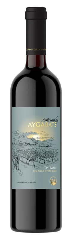 Handmade AYGABATS TIGRANI RED WINE ARARAT ARMENIA NV 750ML