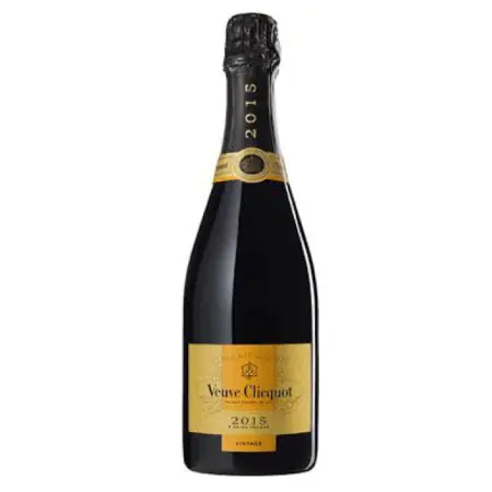 VEUVE CLICQUOT CHAMPAGNE BRUT GOLD LABEL NO BOX 2015 Luxury