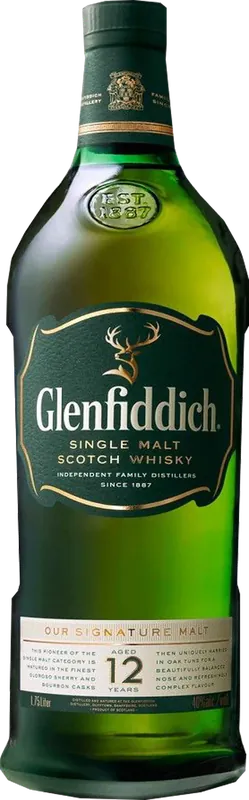 Glenfiddich 12 Year Single Malt Scotch 1.75 Hot Deal