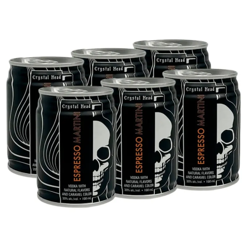 Crystal Head Espresso Martini Canned Cocktail 6-Pack Editor’s Pick