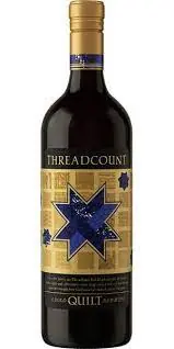 QUILT THREADCOUNT RED WINE CALIFORNIA NV Authentic