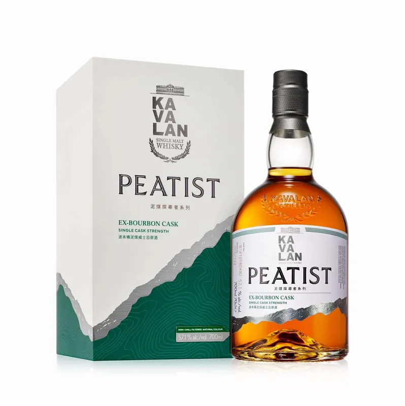 Clearance Kavalan Peatist Ex-Bourbon Cask Single Cask Strength Single Malt Whisky
