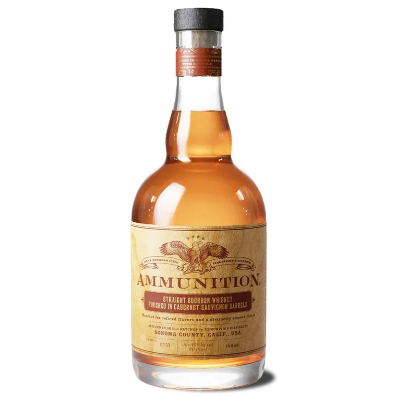 Ammunition Bourbon Finished In Cabernet Sauvignon Barrels Express Delivery
