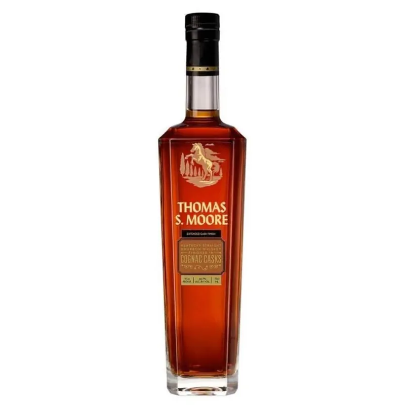 Worldwide Shipping Thomas S. Moore Cognac Cask Finished Bourbon