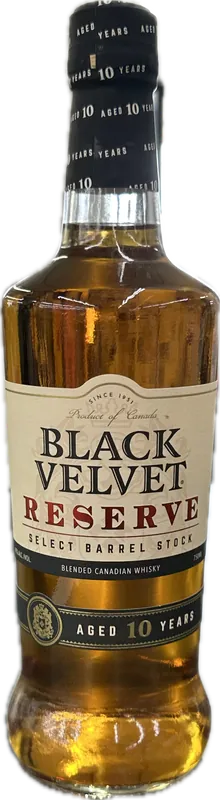 Black Velvet Reserve 750Ml Must Have