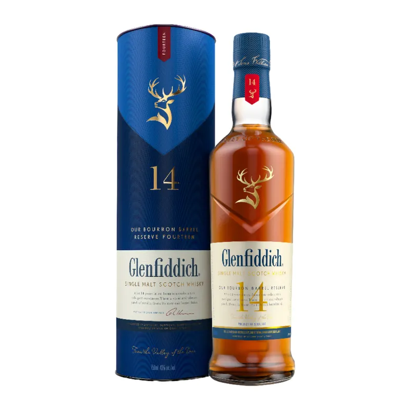 Low Price Glenfiddich 14 Years Single Malt Scotch Whisky