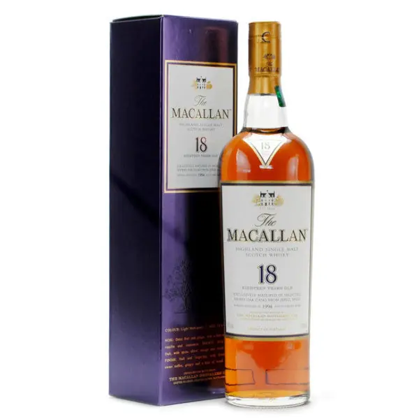 Bargain Macallan 18 Years Old Sherry Oak Highland Single Malt Scotch Whisky