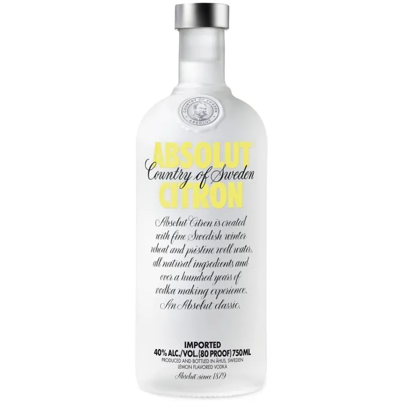 Absolut Citron Vodka Place Order