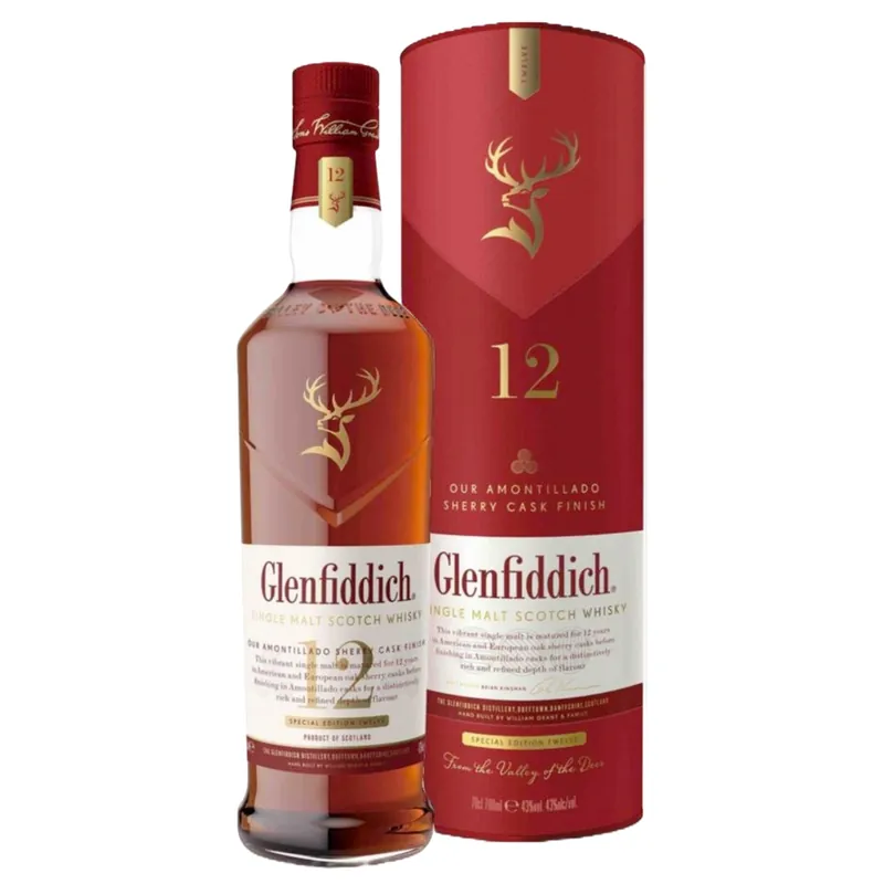 Affordable Glenfiddich 12 year old Amontillado Sherry Cask Finish