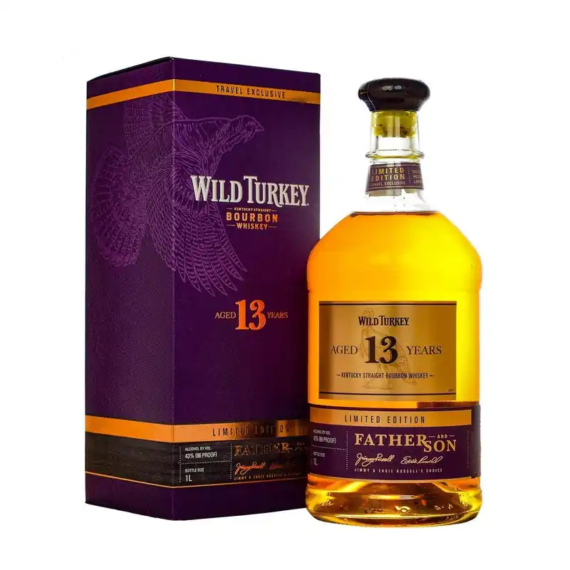 Price Drop Wild Turkey Father & Son 13 Year Old Limited Edition Kentucky Straight Bourbon Whiskey