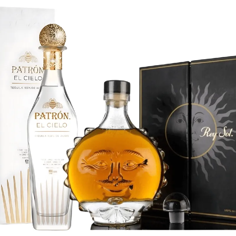 Super Sale Sun & Sky Tequila Collection: Rey Sol & Patrón El Cielo