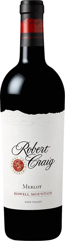 Fan Favorite ROBERT CRAIG MERLOT HOWELL MOUNTAIN NAPA VALLEY 2019