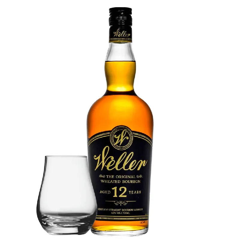 Weller 12 Year Old Kentucky Straight Wheated Bourbon 700mL with Spey Dram Glass Limited Offer