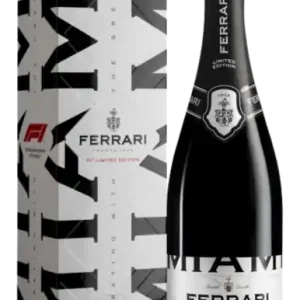 FERRARI TRENTO SPARKLING WINE BRUT F1 LIMITED MIAMI EDITION ITALY 750ML Original
