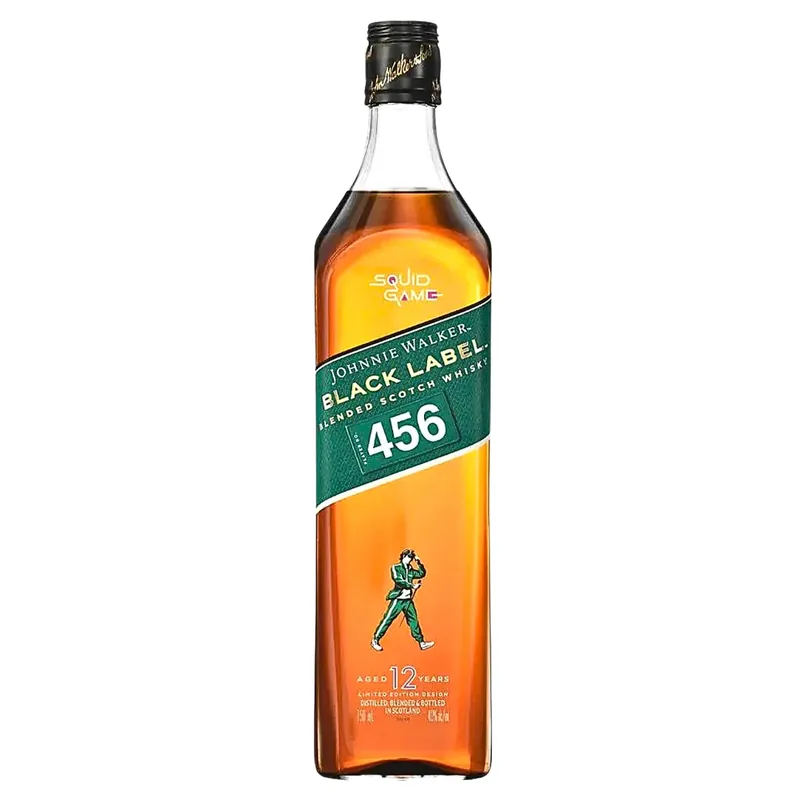 Big Sale Johnnie Walker Black Label x Squid Games Limited Edition 12 Year Old Scotch Whisky