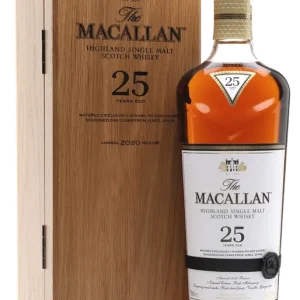 Free Delivery Macallan 25 Year Sherry Cask Highland Single Malt Scotch