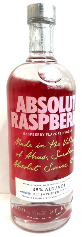 While Supplies Last Absolut Raspberri 1 L