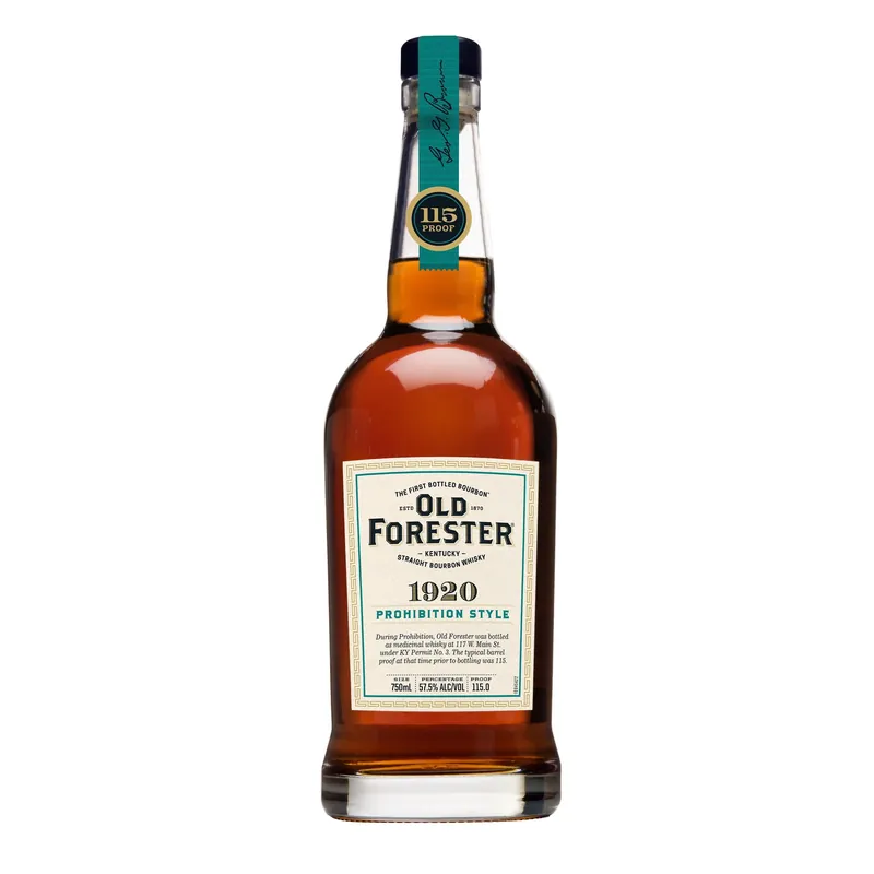 Old Forester 1920 Prohibition Style Kentucky Straight Bourbon Whiskey New Release