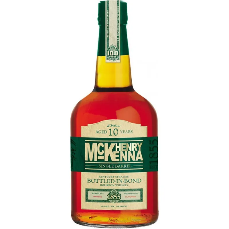 Worldwide Shipping Henry Mckenna 10 Years Old Single Barrel Kentucky Straight Bourbon Whiskey