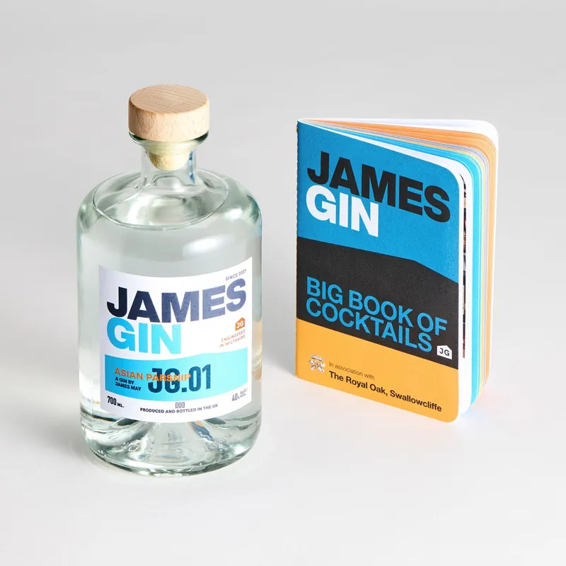 Professional Grade James Gin The Impressive Cocktail Kit W/ Souvenir Gift Key Chain