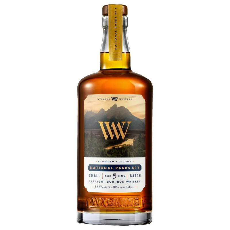 Money Back Guarantee Wyoming Whiskey 5 Years "National Parks No. 4" Limited Edition Straight Bourbon Whiskey