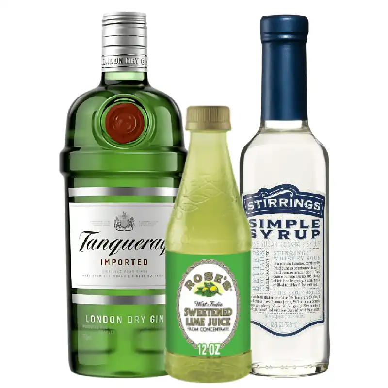 Gimlet Cocktail Kit – Tanqueray, Rose’s, Stirrings Big Sale