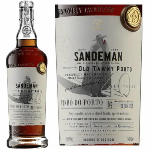 Price Drop SANDEMAN OLD TAWNY PORTO PORTUGAL 40YR 750ML