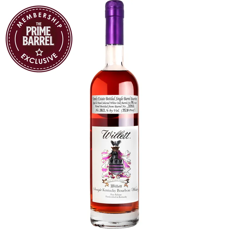 Willett Family Estate Bottled "Never Say Never" Single Barrel 14 Year Old Kentucky Straight Bourbon Whiskey The Prime Barrel Pick #135 Instant Buy