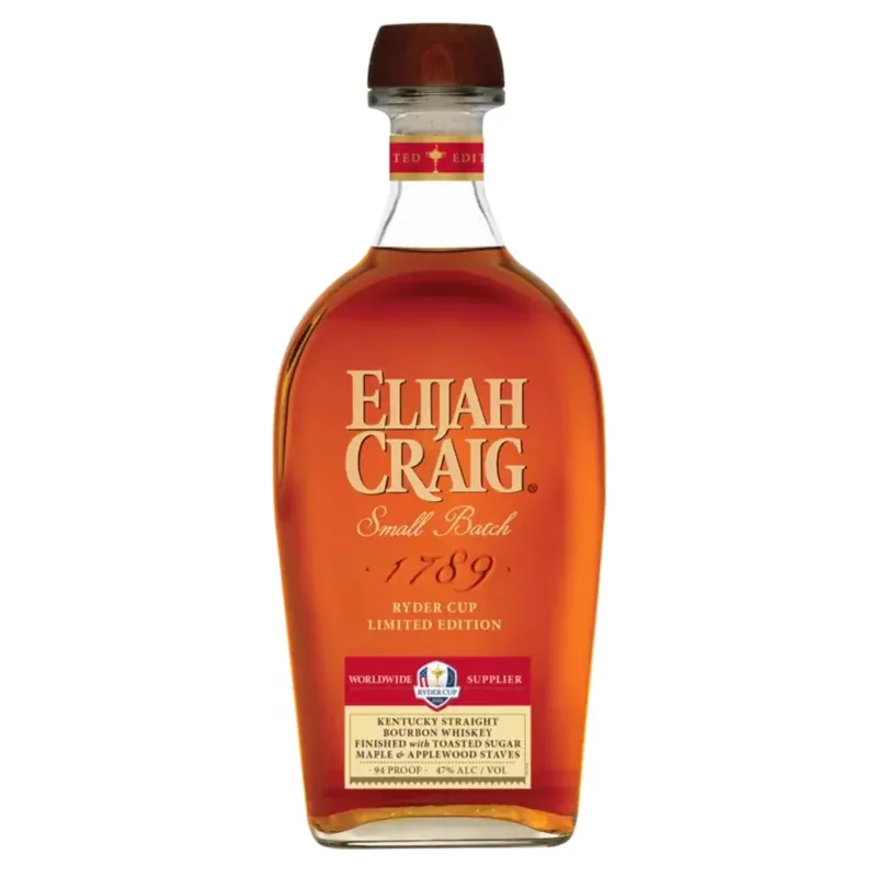 Elijah Craig 2025 Ryder Cup Limited Edition Kentucky Straight Bourbon Whiskey Finished with Toasted Sugar Maple & Applewood Staves Sale