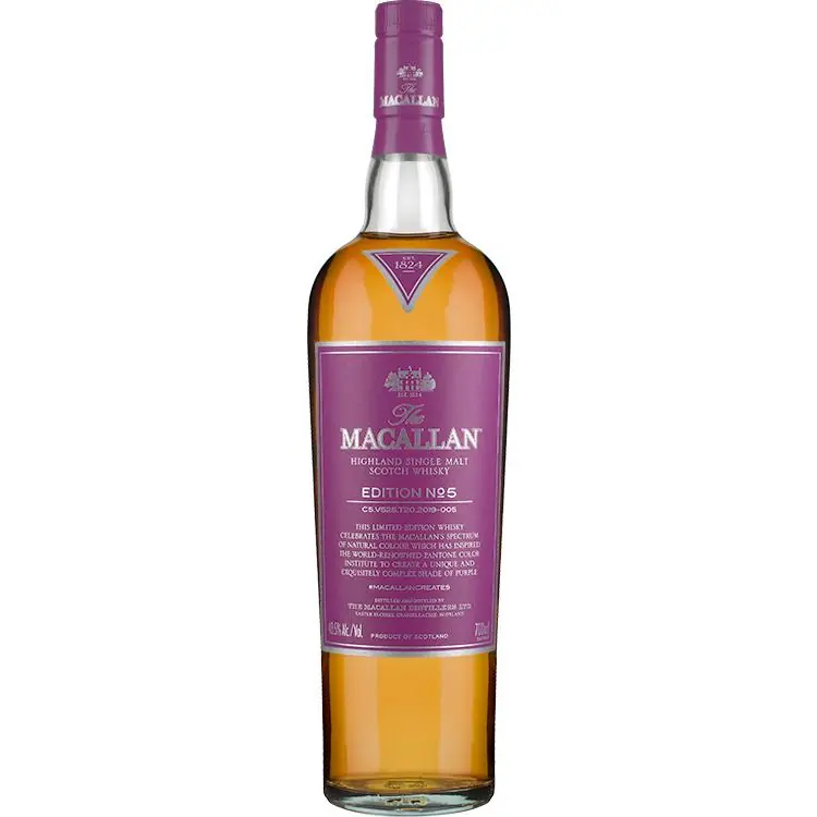 Worldwide Shipping Macallan Edition No. 5 Single Malt Scotch Whisky